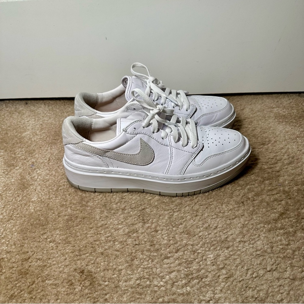 Nike Air Jordan 1 Elevate Low, White/Gray, Women’s 10